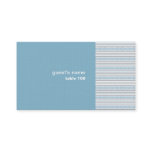 Fret Stripe Cornflower Place Card Business Card