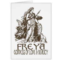Freya Greeting Card