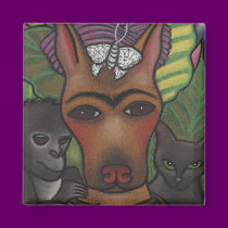Frida self portrait 1940 Magnet magnets