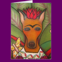 Frida with Butterfly cards