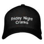 Friday Night Cranks Hat embroidered hats
