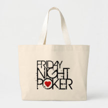 Friday Night Poker Canvas Bags
