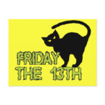 Friday The 13th - Bad Luck Day Superstition postcards