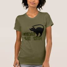 Friday The 13th - Bad Luck Day Superstition T Shirts