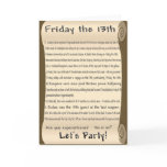 Friday the 13th greeting card