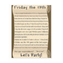 Friday the 13th postcards