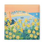 Fridge Art: A Burst of Daffodils St Ives Fridge Magnets