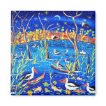 Fridge Art: Pelican Roost, Banrock Station Fridge Magnet