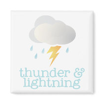 Fridge Weather - THUNDER Refrigerator Magnets