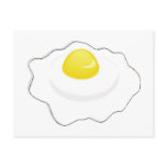 fried egg postcards