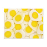 fried egg sweets background postcard
