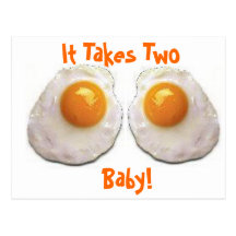 Fried Eggs Postcard
