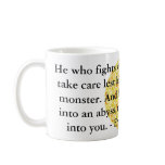 Friedrich Nietzsche - profound quotation mugs
