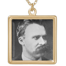 Friedrich Wilhelm Nietzsche (1844-1900) 1873 (b/w Custom Necklace