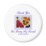 Friend Pansies magnets