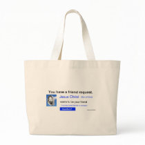 Friend Request Canvas Bag