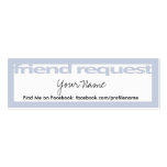 Friend Request Cards business cards