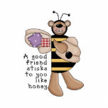 Friend Sticks Like Honey Bumble Bear photo sculptures