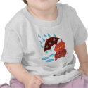 Friendly cat: heavy rain t-shirts