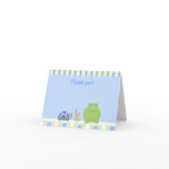 Friendly Frog & Turtle Folded Thank you note cards