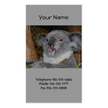 Friendly Koala Business Cards
