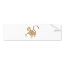 Friendly Monkey bumper stickers