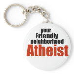 Friendly neighborhood atheist keychains