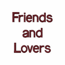 Friends and Lovers Shirt Embroidered Polo Shirt
