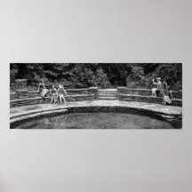 Friends at Buffalo Spring I - Colour Desaturated Posters