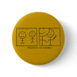 Friends At Work Pinback Button