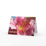 FRIENDS CARD Pink Calla Lilies Flowers Cards
