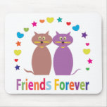 friends forever mouse pad