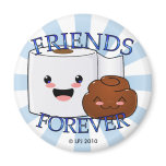 Friends Forever Poo and TP Magnet
