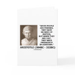 Friends Have No Need Of Justice Aristotle Quote Cards