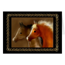 "Friends" ~ Horseshoe Greeting Card