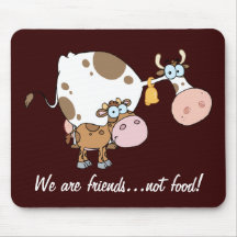 Friends Not Food Mousepad