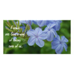 Friends - Purple Flowers Photo Cards