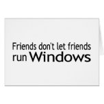 Friends Run Windows Cards