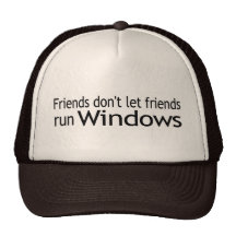 Friends Run Windows Trucker Hat