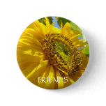 Friends SUNFLOWERS Buttons Sun Flower BUTTON Gifts