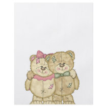 Friends Teddy Bear Pair - Original Colours