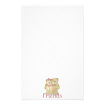 Friends Teddy Bear Pair - Original Colours stationery