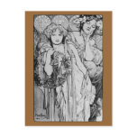 Friendship ~ Alphones Mucha  ~ 1904 Postcards