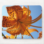 FRIENDSHIP GIFTS Mousepad Orange Tiger Lily Gift