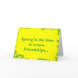 Friendship Greeting Card