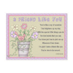 Friendship Keepsake Card Post Card