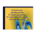 Friendship postcards