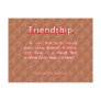 Friendship Proverbs 18:24 Post Card
