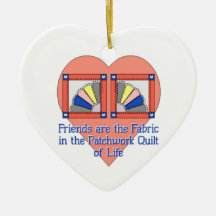 Friendship Quilt Christmas Tree Ornament