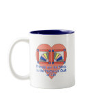 Friendship Quilt Pattern mugs
